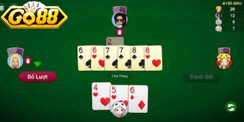 Cách Đánh Tiến Lên Go88 Hay Bí Quyết Làm Chủ Ván Bài 2 Cách đánh tiến lên Go88 chi tiết các bước tham gia