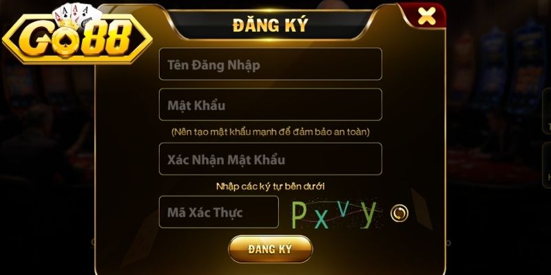 Hướng dẫn các bước đăng ký Go88 cho hội viên mới