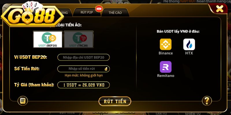 Rút Tiền Go88 - Quy Trình Tối Ưu Nhận Thưởng Liền Tay 2 Truy cập và vào đúng đường dẫn Go88